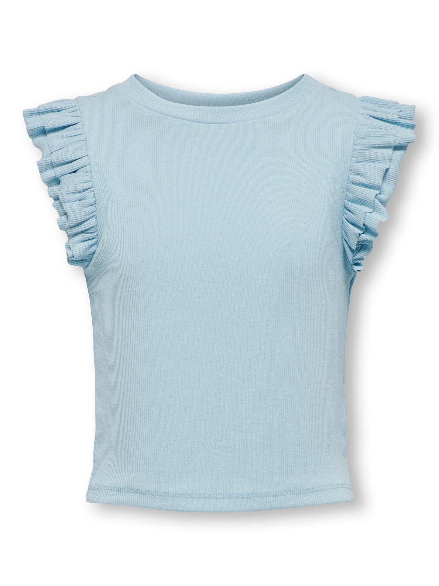 Top Kogkenya S/L Rib Frill Jrs Only Kids