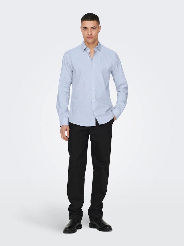 Camicia Andy Slim Easy Iron Poplin Shirt Noos Only & Sons