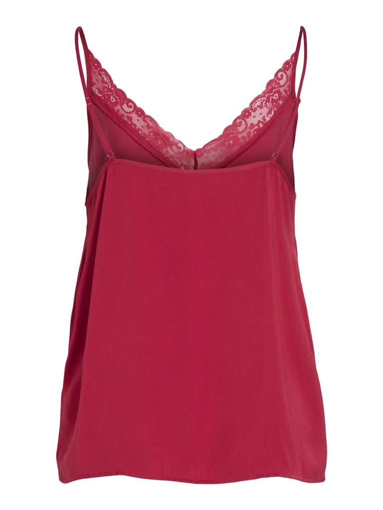 TOP - VILA VICAVA V-NECK LACE SINGLET- NOOS