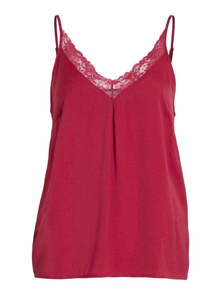 TOP - VILA VICAVA V-NECK LACE SINGLET- NOOS