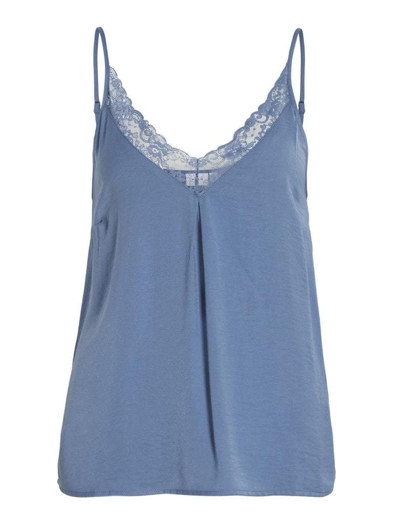 TOP - VILA VICAVA V-NECK LACE SINGLET- NOOS