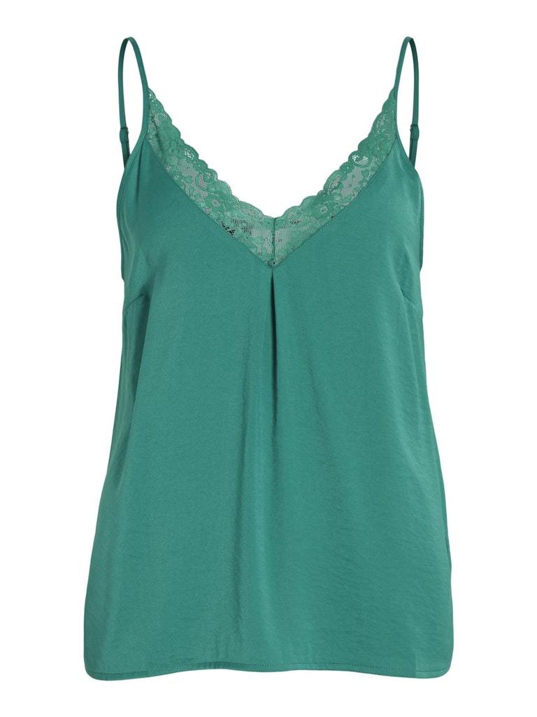 TOP - VILA VICAVA V-NECK LACE SINGLET- NOOS