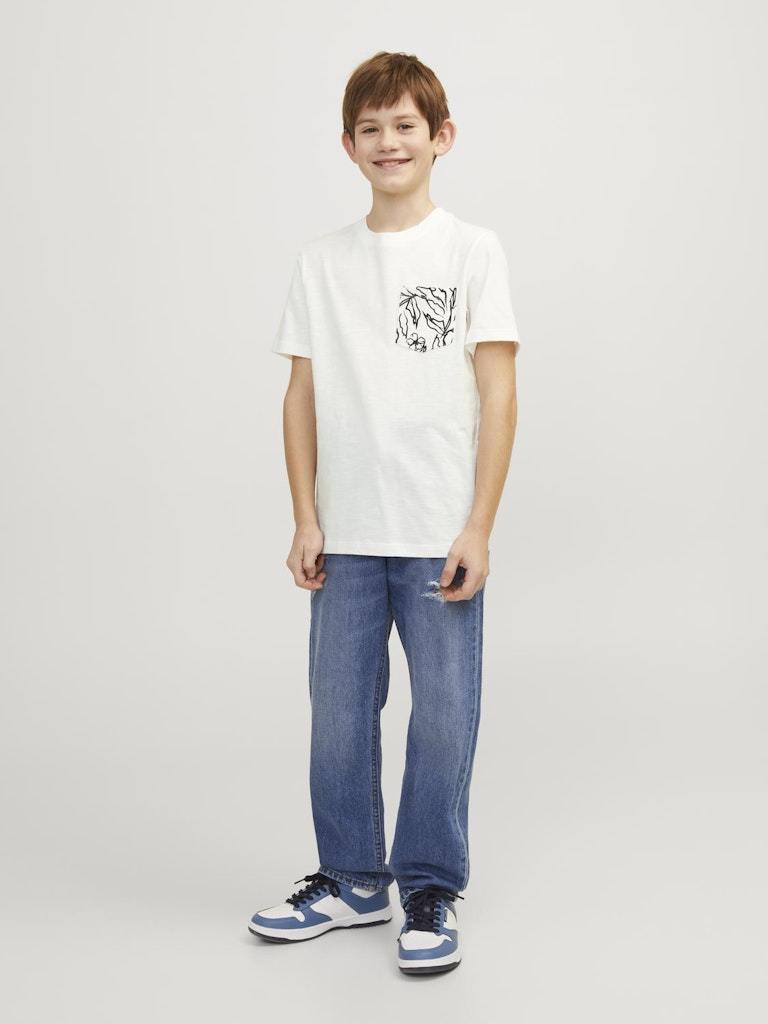 T-Shirt - Jjjunior Jorlafayette Pocket Tee Ss Crew N Jnr Ln