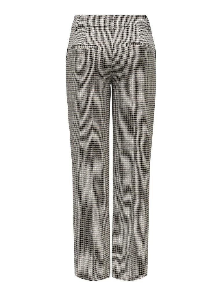 PANTALONE - ONLY ONLLETTIE MW STR CHECK PANT TLR