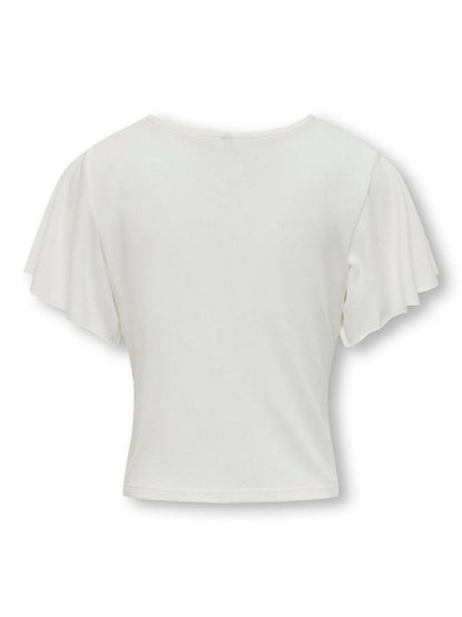 T-SHIRT - ONLY KIDS KOGPAM S/S KNOT TOP JRS