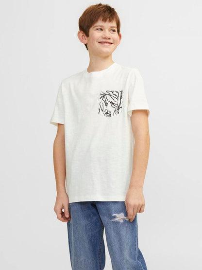 T-Shirt - Jjjunior Jorlafayette Pocket Tee Ss Crew N Jnr Ln