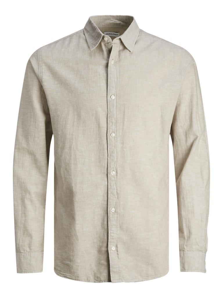 Camicia - Jack&Jones Jjelinen Blend Shirt Ls Sn