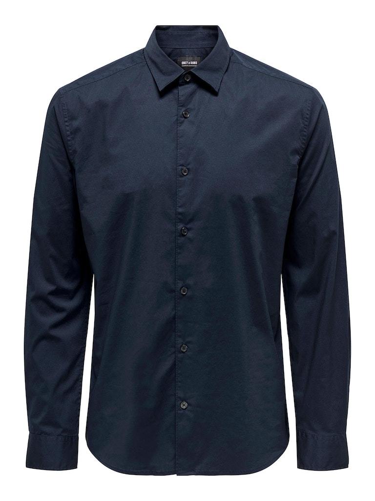 Camicia Andy Slim Easy Iron Poplin Shirt Noos Only & Sons