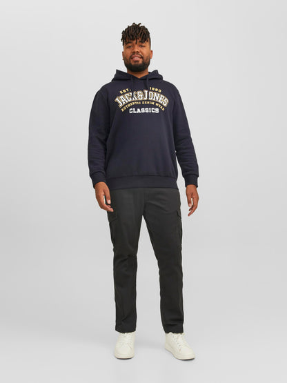 Felpa Elogo Sweat Hood 2 Col 23/24 Noos Pls Jack&Jones Plus