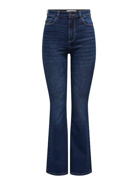 JEANS - JDY JDYLONDON HW FLARED JEANS DNM DB