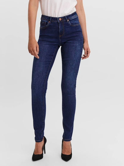 JEANS - VERO MODA VMTANYA MR S PIPING J VI3144 GA NOOS