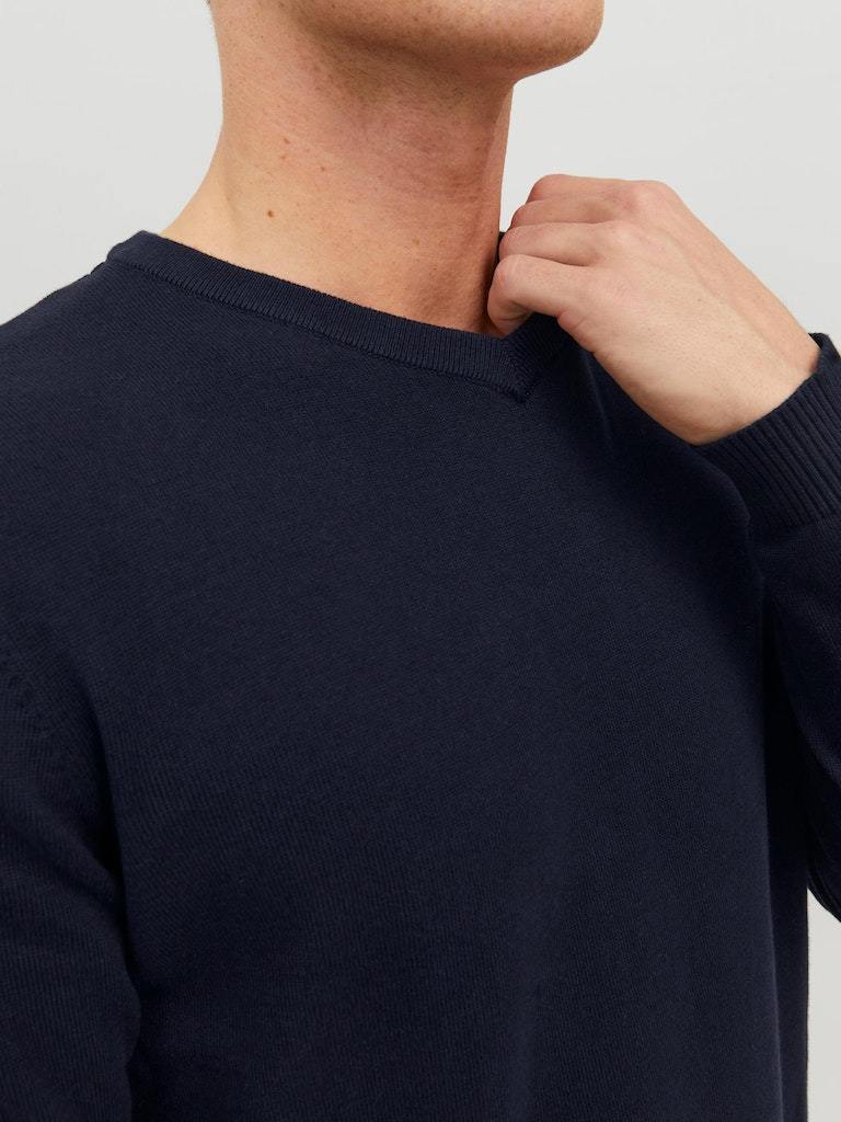 Felpa Ebasic Knit Vneck Noos Jack&Jones