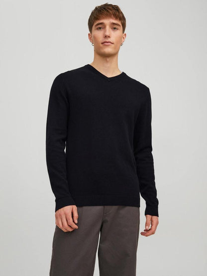 Felpa Ebasic Knit Vneck Noos Jack&Jones