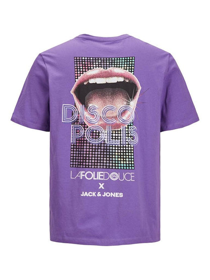 T-SHIRT - JACK&JONES JORPARTYFOLIE TEE SS CREW NECK LFD23