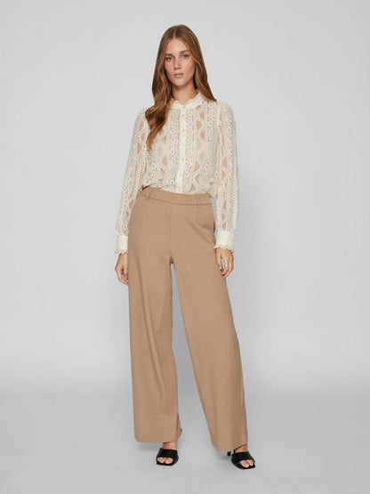 Pantalone - Vila Vivarone Hw Wide Pant - Noos