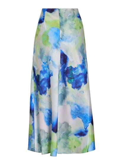 Vila - Gonna - Donna | viravenna watercolor midi skirt/dc