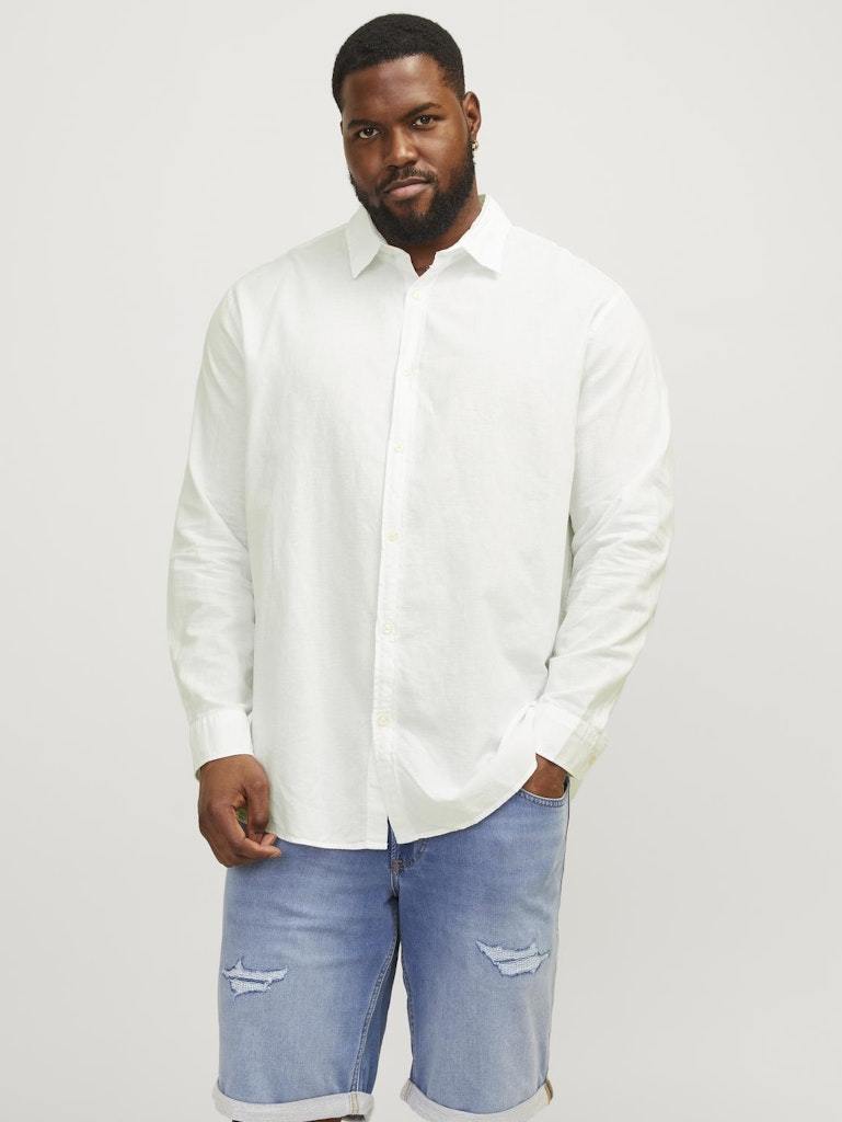 CAMICIA - JACK&JONES JJELINEN BLEND SHIRT LS SN PLS