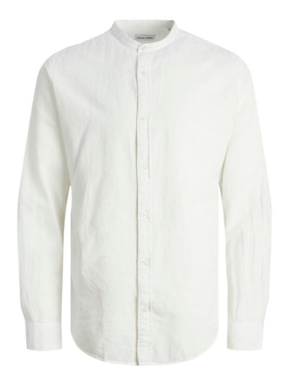 CAMICIA - JACK&JONES JJELINEN BLEND BAND SHIRT LS SN PLS