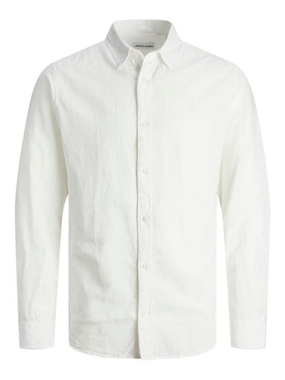 CAMICIA - JACK&JONES JJELINEN BLEND SHIRT LS SN PLS