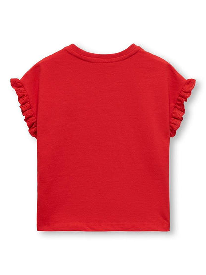 T-Shirt - Only Kids Kmgiris S/S Emb Top Jrs