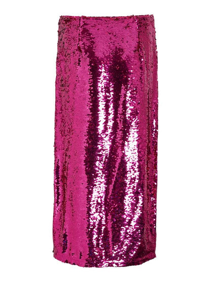 GONNA - VILA VIETTA MIDI SEQUIN SKIRT/DC