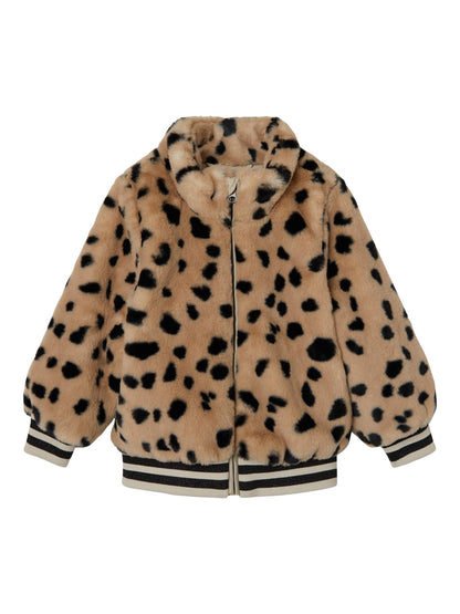 Giubbotto Nmfmindy Faux Fur Jacket Leo Name It