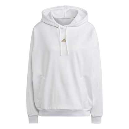 Felpa Cappuccio Embossed Monogram Fleece Adidas