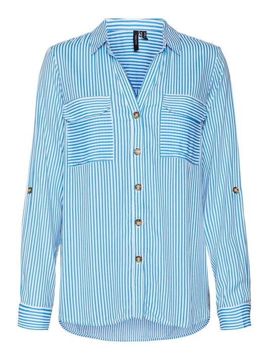 SHIRT - VERO MODA VMBUMPY L/S SHIRT NEW WVN GA NOOS