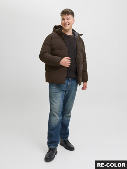 JACK&JONES PLUS - Giubbotto - Uomo | JJGLOBAL PUFFER JACKET PLS