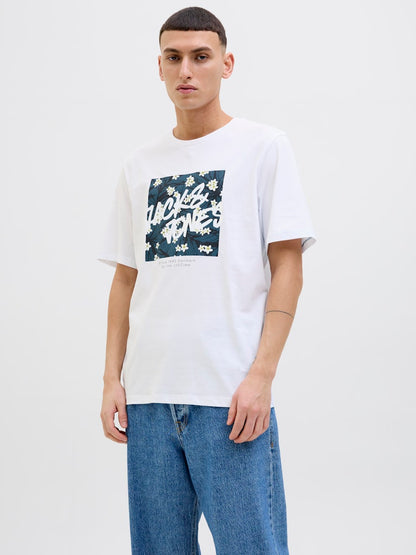 Jack&Jones - T-shirt - Uomo | jjhawaii shape tee ss crew neck ln