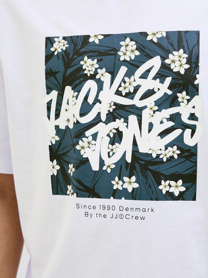 Jack&Jones - T-shirt - Uomo | jjhawaii shape tee ss crew neck ln