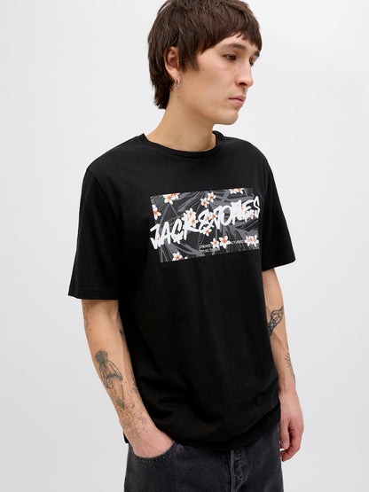 Jack&Jones - T-shirt - Uomo | jjhawaii shape tee ss crew neck ln