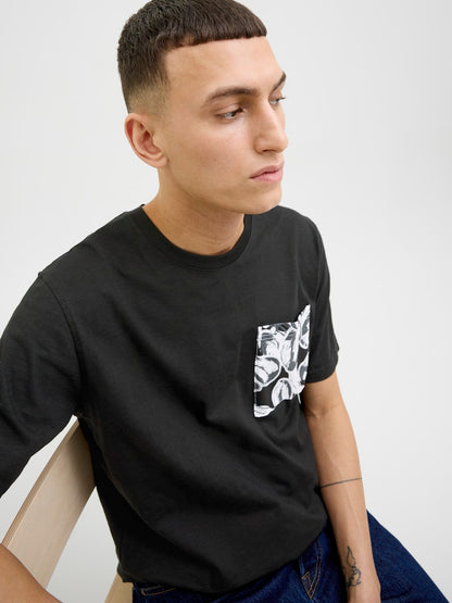 Jack&Jones - T-shirt - Uomo | jorsplit aop pocket tee ss crew neck