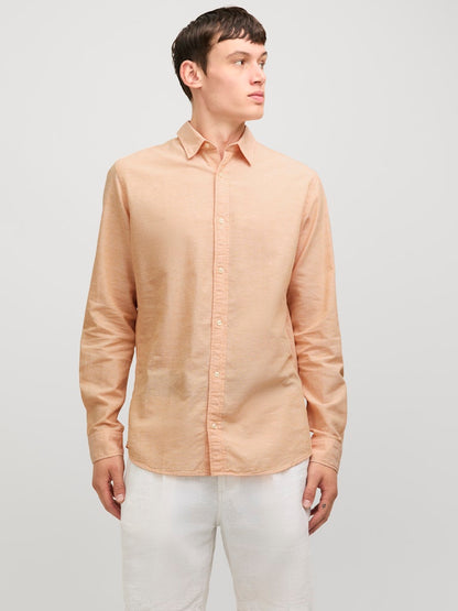 Jack&Jones - Camicia - Uomo | jjelinen blend shirt ls sn