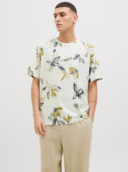 Jack&Jones - T-shirt - Uomo | jorvarenna aop tee ss crew neck