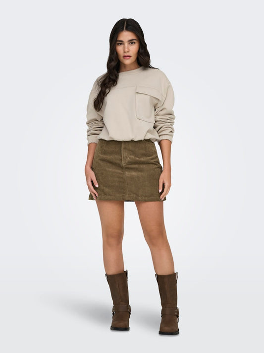JDY - Felpa - Donna | jdybambi l/s pocket sweat jrs