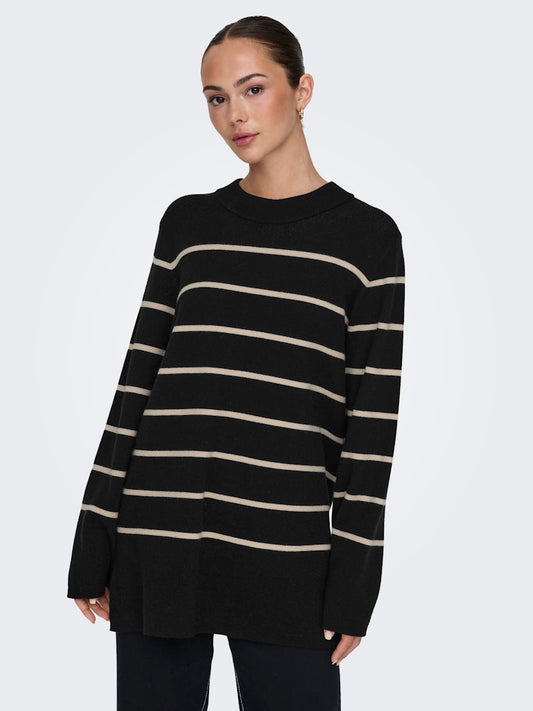 JDY - Pullover - Donna | jdymila life l/s on long slit pull knt