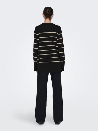 JDY - Pullover - Donna | jdymila life l/s on long slit pull knt