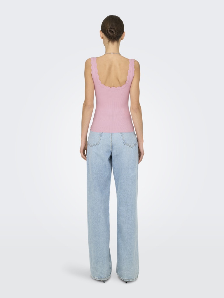 JDY - Canotta - Donna | jdynanna s/l scallop edge top knt noos