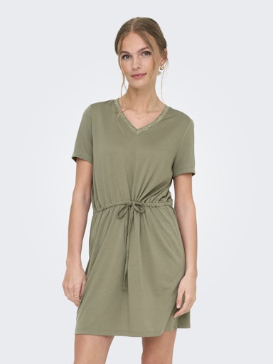 JDY - Vestito - Donna | jdydalila s/s string v dress jrs atk