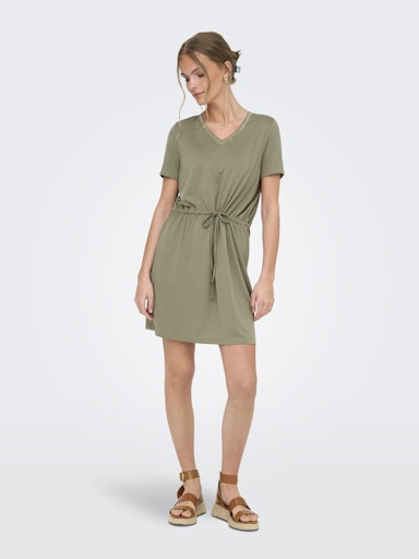 JDY - Vestito - Donna | jdydalila s/s string v dress jrs atk