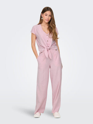JDY - Camicia donna | jdynelli s/s knot top jrs
