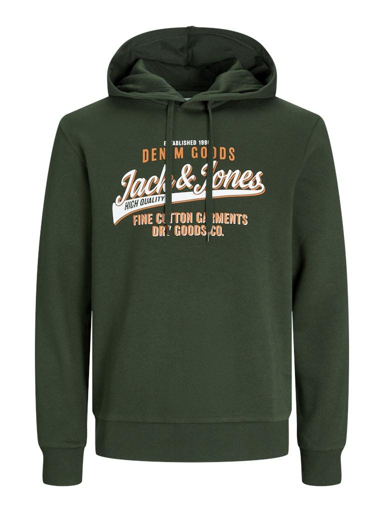 FELPA - JACK&JONES JJELOGO SWEAT HOOD 2 COL 24/25 NOOS PLS