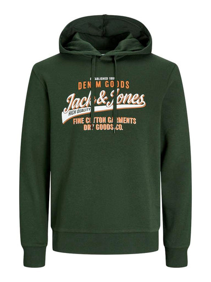 FELPA - JACK&JONES JJELOGO SWEAT HOOD 2 COL 24/25 NOOS PLS