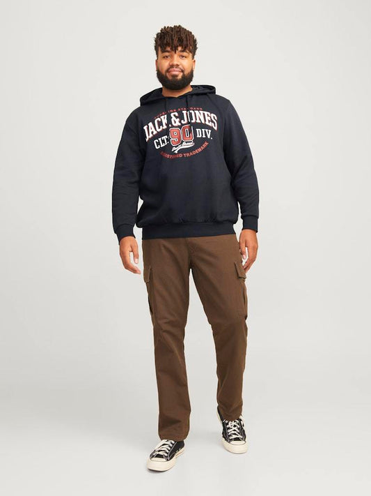Jack&Jones - Felpa - Uomo - Taglie calibrate | jjelogo sweat hood 2 col 24/25 noos pls