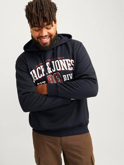 FELPA - JACK&JONES JJELOGO SWEAT HOOD 2 COL 24/25 NOOS PLS