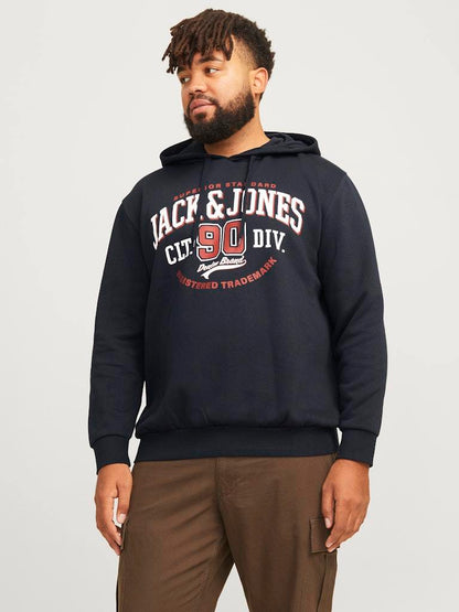 FELPA - JACK&JONES JJELOGO SWEAT HOOD 2 COL 24/25 NOOS PLS