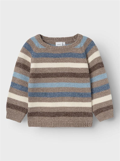 PULLOVER - NAME IT NMMOSOMME LS KNIT