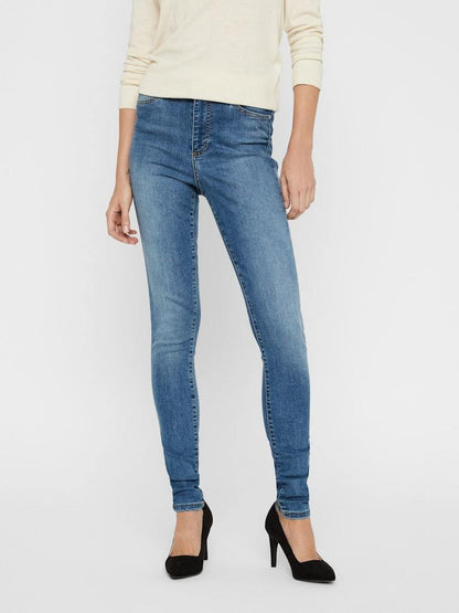 JEANS - VERO MODA VMSOPHIA HW SKINNY JEANS LT BL NOOS