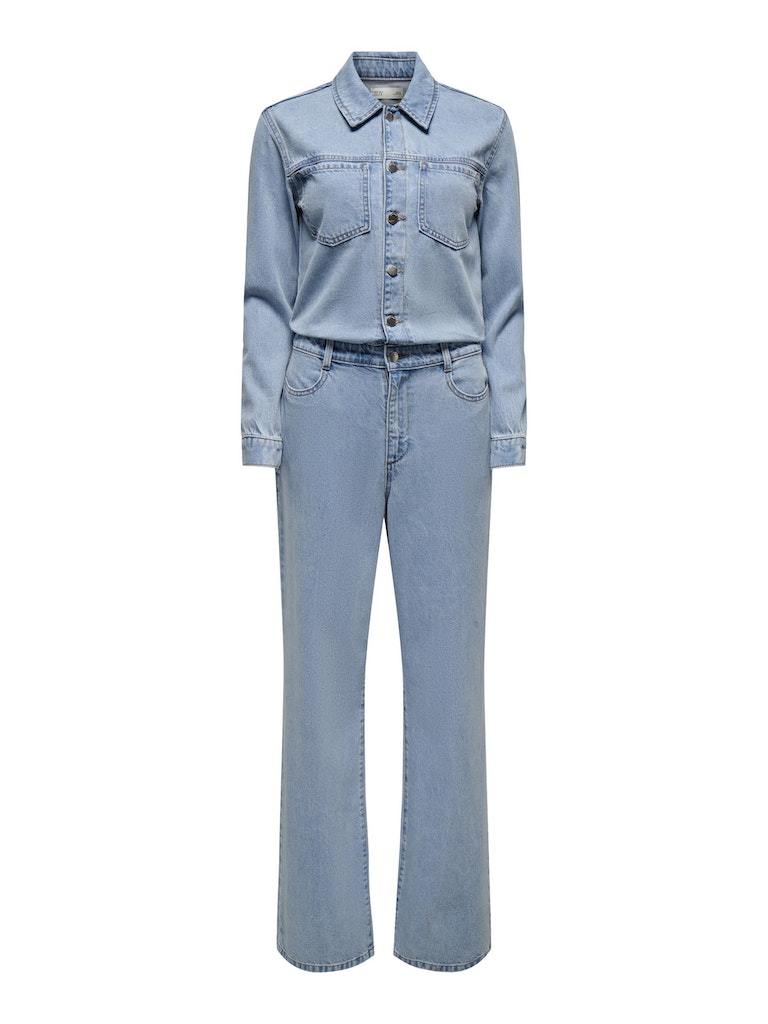 TUTA/JEANS - JDY JDYVIGGA LS BUTTON  DENIM JUMPSUIT DNM